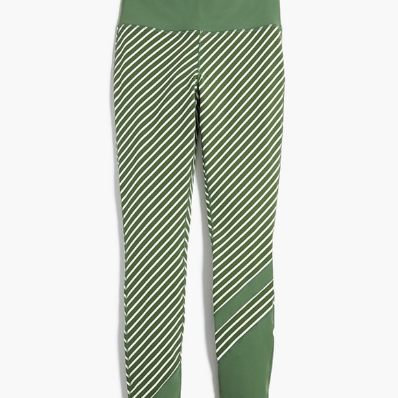 New Balance for J.Crew high waisted performance leggings in stripe NWT - Picture 1 of 9